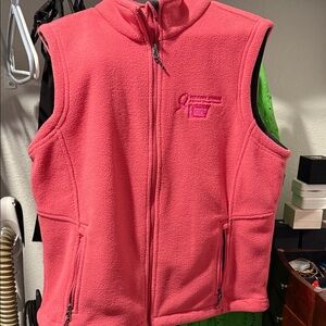 Pink Making Strides Against Breast Cancer ACS Fleece Vest